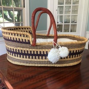 Plum & Sparrow moses basket.